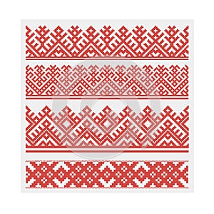 Slavic ethnic ornament. Vector illustration, seamless pattern.