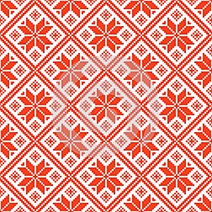 Slavic Folk Seamless Pattern