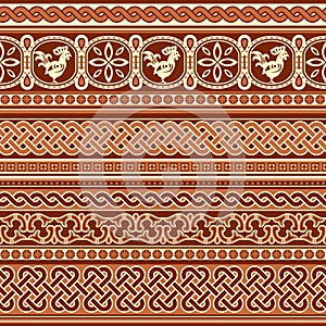 Slavic ornament seamless