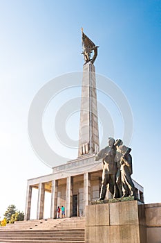 Slavin - memorial monument and cemetery for Soviet Army soldiers