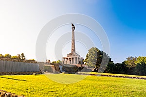 Slavin - memorial monument and cemetery for Soviet Army soldiers