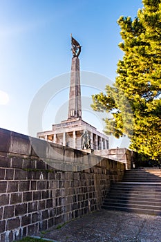 Slavin - memorial monument and cemetery for Soviet Army soldiers