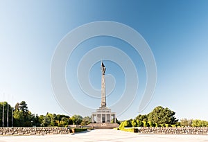 Slavin - memorial monument and cemetery for Soviet Army soldiers