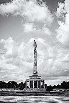 Slavin monument, Bratislava, Slovakia, colorless