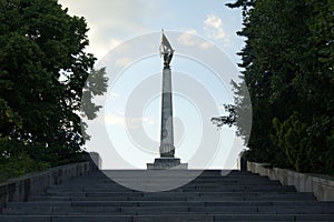 Slavin World War II memorial and military cemetery of the Soviet Army, Bratislava, Slovakia