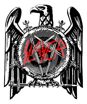 Slayer band vector logo.