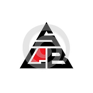 SLB triangle letter logo design with triangle shape. SLB triangle logo design monogram. SLB triangle vector logo template with red