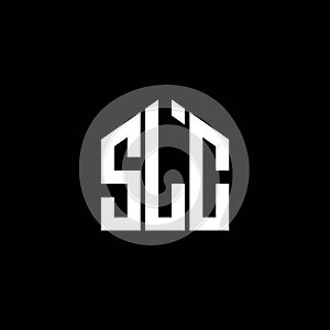 SLC letter logo design on BLACK background. SLC creative initials letter logo concept. SLC letter design photo