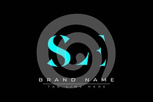 SLE abstract letter logo design