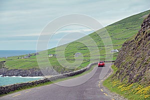 Slea Head Drive is a spectacular driving route that forming part of the Wild Atlantic Way that weaves and twists around the coast