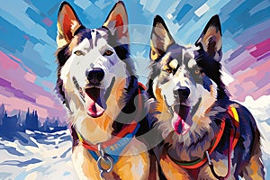 Sled Dogs - Generative AI