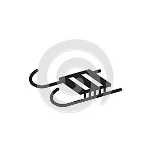 Sled icon. Trendy Sled logo concept on white background from Win