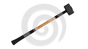 Sledge Hammer, construction tool on white