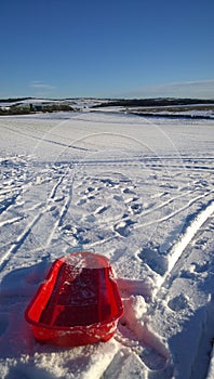 Sledging in Winter - Snow Fun in Scotland