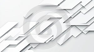 A sleek abstract background featuring grey and white tech arrows, perfect for modern and clean design aesthetics