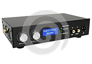 Professional audio processor with digital display and level controls
