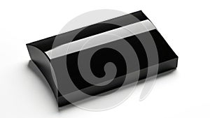 Sleek black electronic device