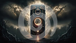 Modern Smartphone Technology in luxury optic