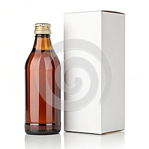 Bottle packaging isolated on white background