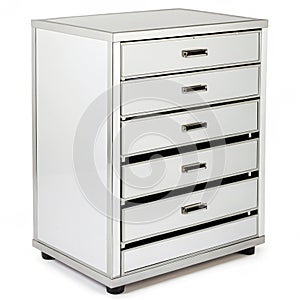 Sleek design cabinet with multiple drawers