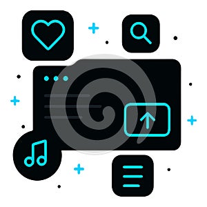 Dark-Themed Modern UI UX Interface