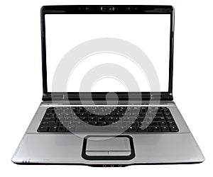 Sleek Laptop with Clipping Path