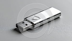 Sleek Metal USB Drive for Secure Data Storage