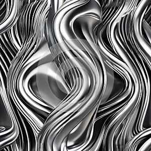 A sleek, metallic sculpture twisting and turning in a hypnotic display of motion and form, reflecting light in captivating ways4