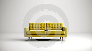 sleek mid-century modern sofa