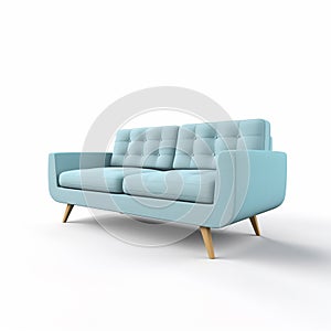 sleek mid-century modern sofa