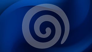 Abstract Dark Blue Wavy Gradient Background
