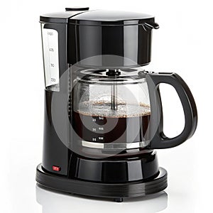 Coffee maker isolated on white