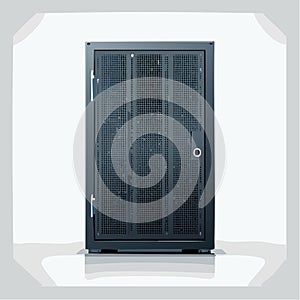 Modern Server Rack Cabinet for Data Center