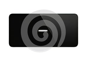 Sleek modern smart home control panel interface for innovative technology use