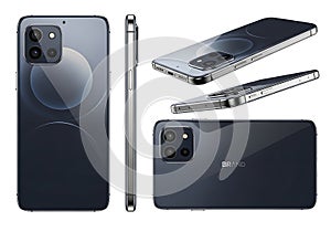 Sleek modern smartphone with advanced camera