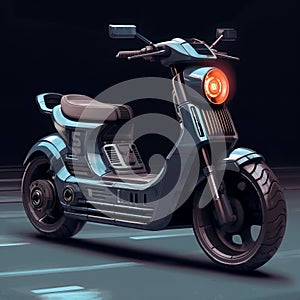 sleek moped design inspired by the iconic villains of star wars