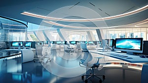 sleek new office space