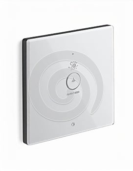 Sleek Smart Home Control Panel on a White Wall