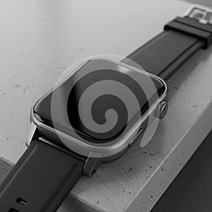 Gray textured surface. The watch displays 10 10 with a glossy