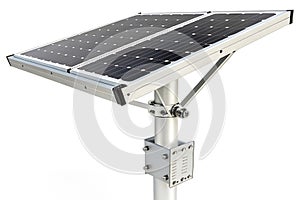 Solar Panel on Adjustable Mounting System