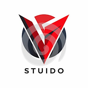 A sleek and sophisticated logo design for a studio brand identity, Create a sleek and sophisticated brand identity for a