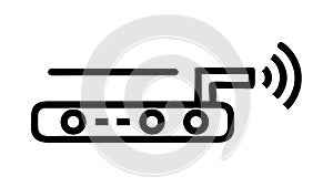 Wireless Router Network Device, Internet Connectivity, vector design Generative AI