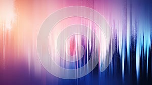 Abstract Vertical Glitch Effect Visualizing Futuristic Big Data Flow