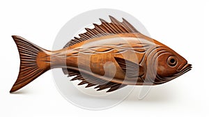 Sleek Wood Fish Carving: Reviving Historic Art Forms With Digital Precision