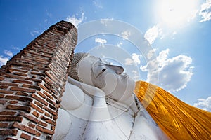 Sleep Buddha in thailand