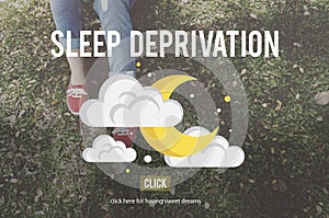 Sleep Deprivation Insomnia Problem Narcolepsy Concept