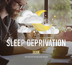 Sleep Deprivation Insomnia Problem Narcolepsy Concept photo