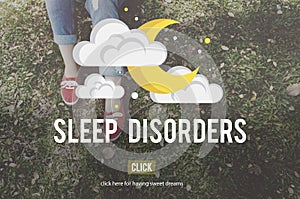 Sleep Disorder Disturbed Insomnia Depression Concept