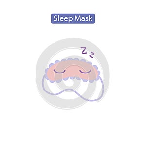 Sleep mask flat icon