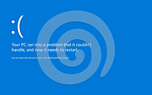 Sleep mode problem Modern blue screen of death BSOD error